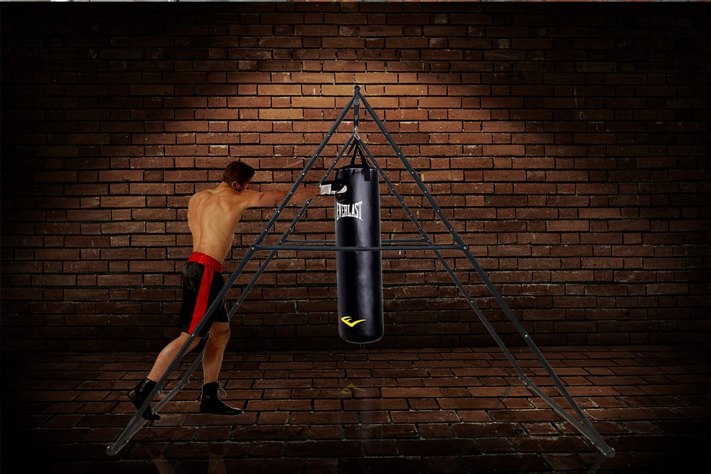 punching bag stand with pull up bar