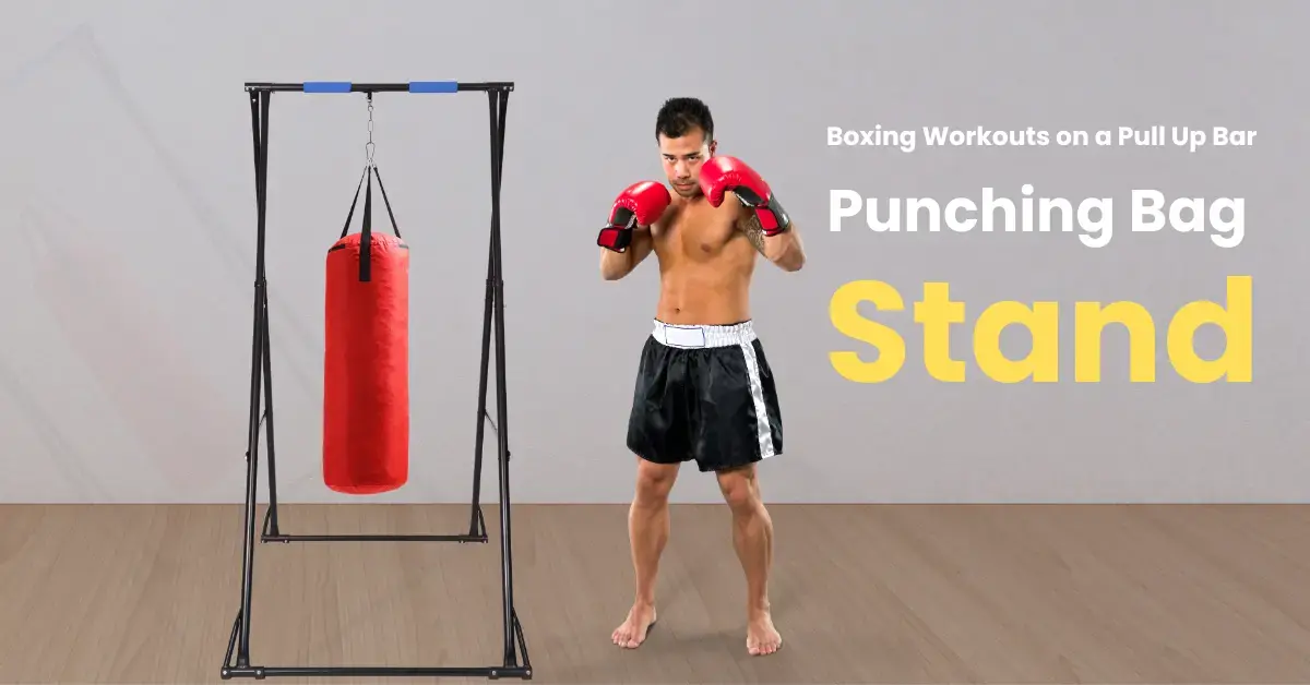 pull up bar punching bag stand